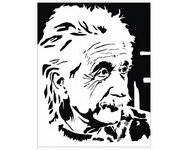 Albert Einstein Vector Potrait